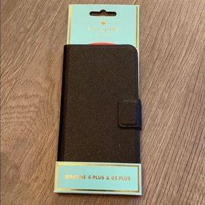 Kate Spade IPhone 6/6S Plus Black Folio Case